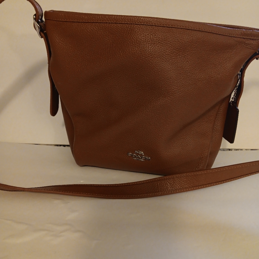 Coach Brown Leather Shoulder Bag